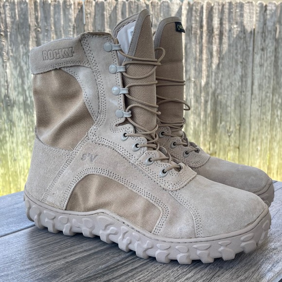 Rocky S2V Special Ops Military Boots Men 13 Wide Brown Gore-Tex Insulated USA - Picture 3 of 15